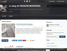 Tablet Screenshot of passion-morangis.com
